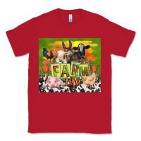 Red farm life with animals Classic Tee - TumblerDesignByShophia
