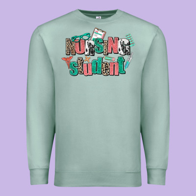Nursing Student Premium Sweatshirt Designed By Adodesignshop