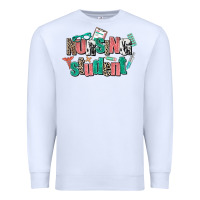 White nursing student Premium Sweatshirt - AdoDesignShop