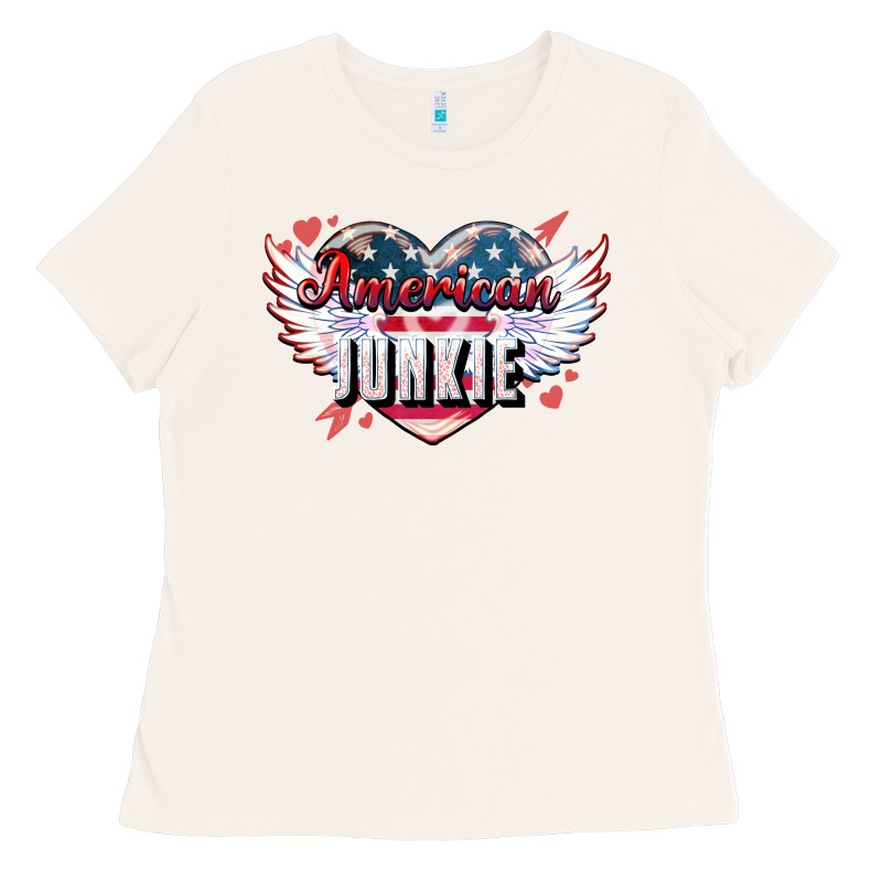 American Junkie 4th Of July Ladies Tee by HowdyJamesFarm | Teevron