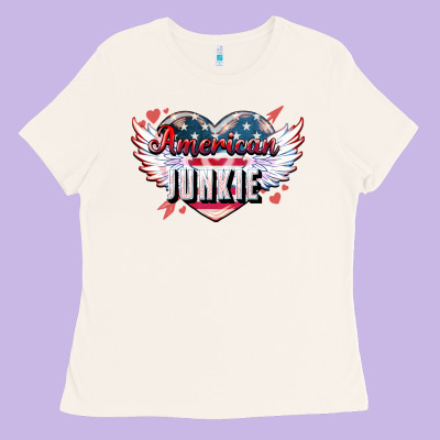 American Junkie 4th Of July Ladies Tee Designed By Howdyjamesfarm