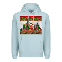 Blue Mist joy reindeer Premium Hoodie - Jasminsmagicworld