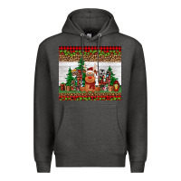 Charcoal Heather joy reindeer Premium Hoodie - Jasminsmagicworld
