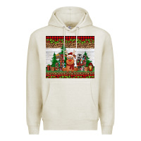Oatmeal Heather joy reindeer Premium Hoodie - Jasminsmagicworld