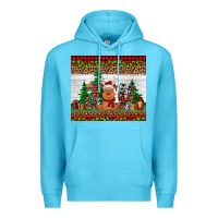 Ocean Blue joy reindeer Premium Hoodie - Jasminsmagicworld