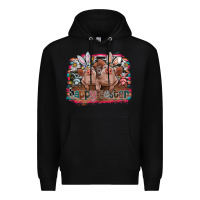 Black Happy Easter Premium Hoodie - CowhideDigitalArt