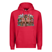 Cardinal Happy Easter Premium Hoodie - CowhideDigitalArt