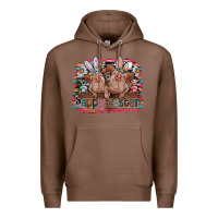 Chestnut Happy Easter Premium Hoodie - CowhideDigitalArt