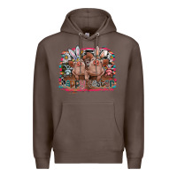 Coffee Happy Easter Premium Hoodie - CowhideDigitalArt