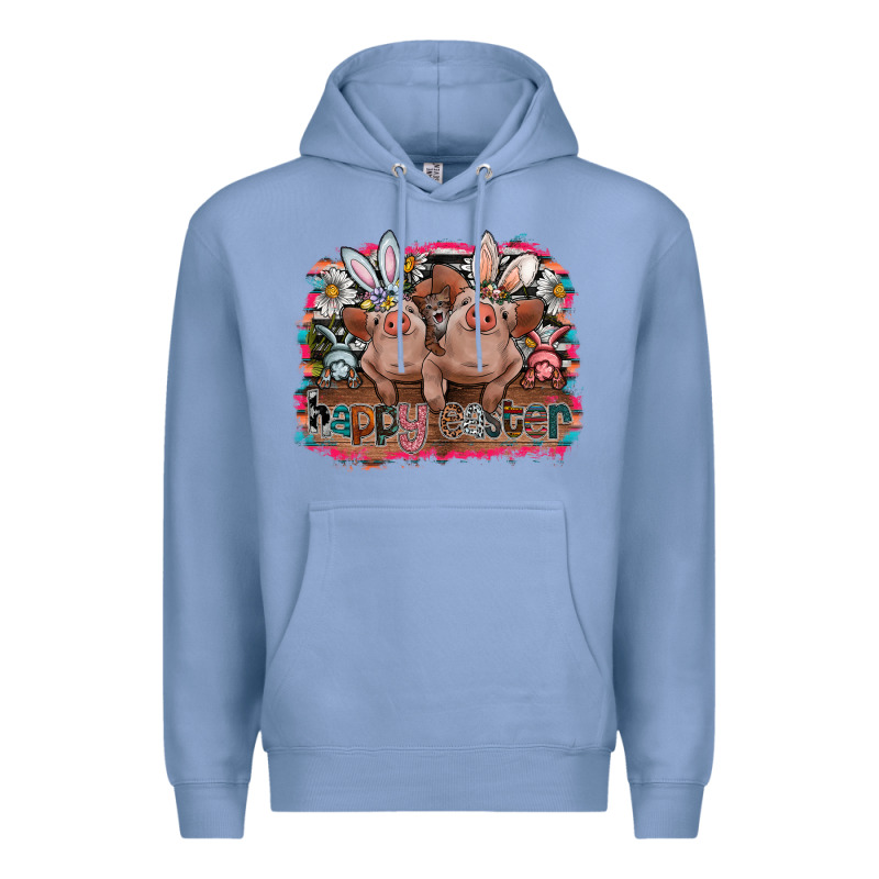 Happy Easter Premium Hoodie by CowhideDigitalArt | Teevron