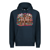 Navy Happy Easter Premium Hoodie - CowhideDigitalArt