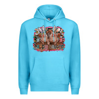 Ocean Blue Happy Easter Premium Hoodie - CowhideDigitalArt