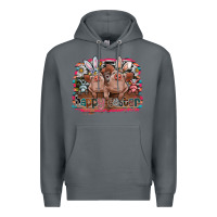 Rock Happy Easter Premium Hoodie - CowhideDigitalArt