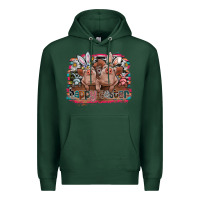 Sports Green Happy Easter Premium Hoodie - CowhideDigitalArt