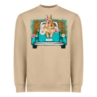 Mushroom easter bunny truck Heavyweight Sweatshirt - Artiststas