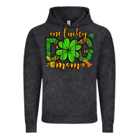Vintage Black One lucky dog mom St. Patrick's Vintage Hoodie - OliviaCreatesArt