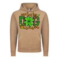 Vintage Coffee One lucky dog mom St. Patrick's Vintage Hoodie - OliviaCreatesArt
