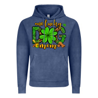 Vintage Denim One lucky dog mom St. Patrick's Vintage Hoodie - OliviaCreatesArt