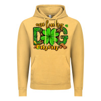 Vintage Mustard One lucky dog mom St. Patrick's Vintage Hoodie - OliviaCreatesArt
