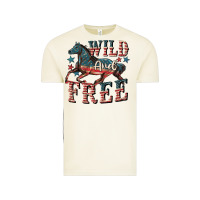 Vintage Arctic Wild and free 4th of july Vintage Tee - CowGirlArtShop