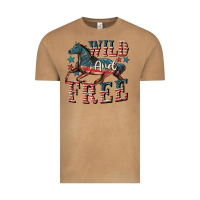 Vintage Camel Wild and free 4th of july Vintage Tee - CowGirlArtShop