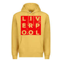 Antique Gold Cool Retro Grunge Vintage look Liverpool shirt gift , best gift, costu Premium Hoodie - maiPhamDesign