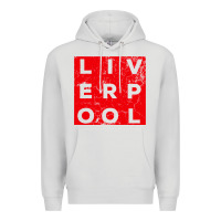 Dove Grey Cool Retro Grunge Vintage look Liverpool shirt gift , best gift, costu Premium Hoodie - maiPhamDesign