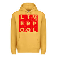 Mustard Cool Retro Grunge Vintage look Liverpool shirt gift , best gift, costu Premium Hoodie - maiPhamDesign