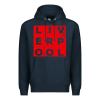 Navy Cool Retro Grunge Vintage look Liverpool shirt gift , best gift, costu Premium Hoodie - maiPhamDesign