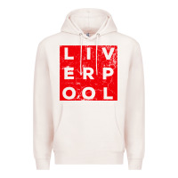 Pale Pink Cool Retro Grunge Vintage look Liverpool shirt gift , best gift, costu Premium Hoodie - maiPhamDesign