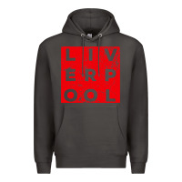 Smoke Cool Retro Grunge Vintage look Liverpool shirt gift , best gift, costu Premium Hoodie - maiPhamDesign