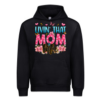 Black livin' that mom life Urban Hoodie - JahusDesignShop