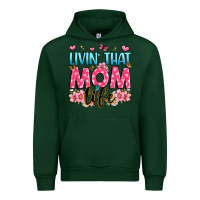 Forest Green livin' that mom life Urban Hoodie - JahusDesignShop