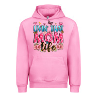 Fuchsia Pink livin' that mom life Urban Hoodie - JahusDesignShop