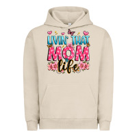 Pigment French Oak livin' that mom life Urban Hoodie - JahusDesignShop