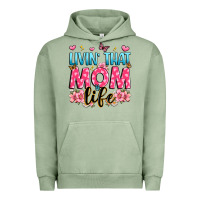 Pigment Oil Green livin' that mom life Urban Hoodie - JahusDesignShop
