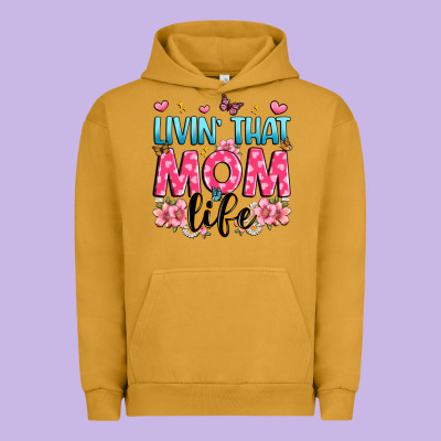 Livin' That Mom Life Urban Hoodie Designed By Jahusdesignshop