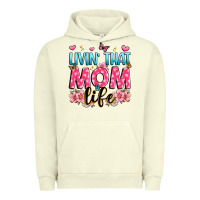 Pigment Pistachio livin' that mom life Urban Hoodie - JahusDesignShop