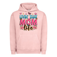 Pigment Salmon livin' that mom life Urban Hoodie - JahusDesignShop