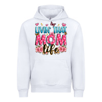 White livin' that mom life Urban Hoodie - JahusDesignShop