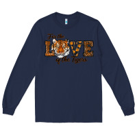 Navy love of the tigers Long Sleeve Tee - RanaPortraitStore