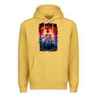 Antique Gold Things Eleven Days Stranger Premium Hoodie - maiPhamDesign