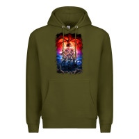 Army Green Things Eleven Days Stranger Premium Hoodie - maiPhamDesign