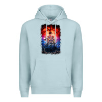 Blue Mist Things Eleven Days Stranger Premium Hoodie - maiPhamDesign