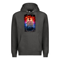 Charcoal Heather Things Eleven Days Stranger Premium Hoodie - maiPhamDesign