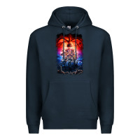 Navy Things Eleven Days Stranger Premium Hoodie - maiPhamDesign