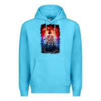 Ocean Blue Things Eleven Days Stranger Premium Hoodie - maiPhamDesign