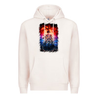 Pale Pink Things Eleven Days Stranger Premium Hoodie - maiPhamDesign