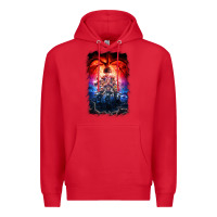 Red Things Eleven Days Stranger Premium Hoodie - maiPhamDesign