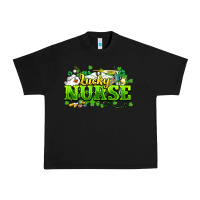 Black Lucky Nurse St. Patrick's Day Urban Heavy Tee - HowdyJamesFarm